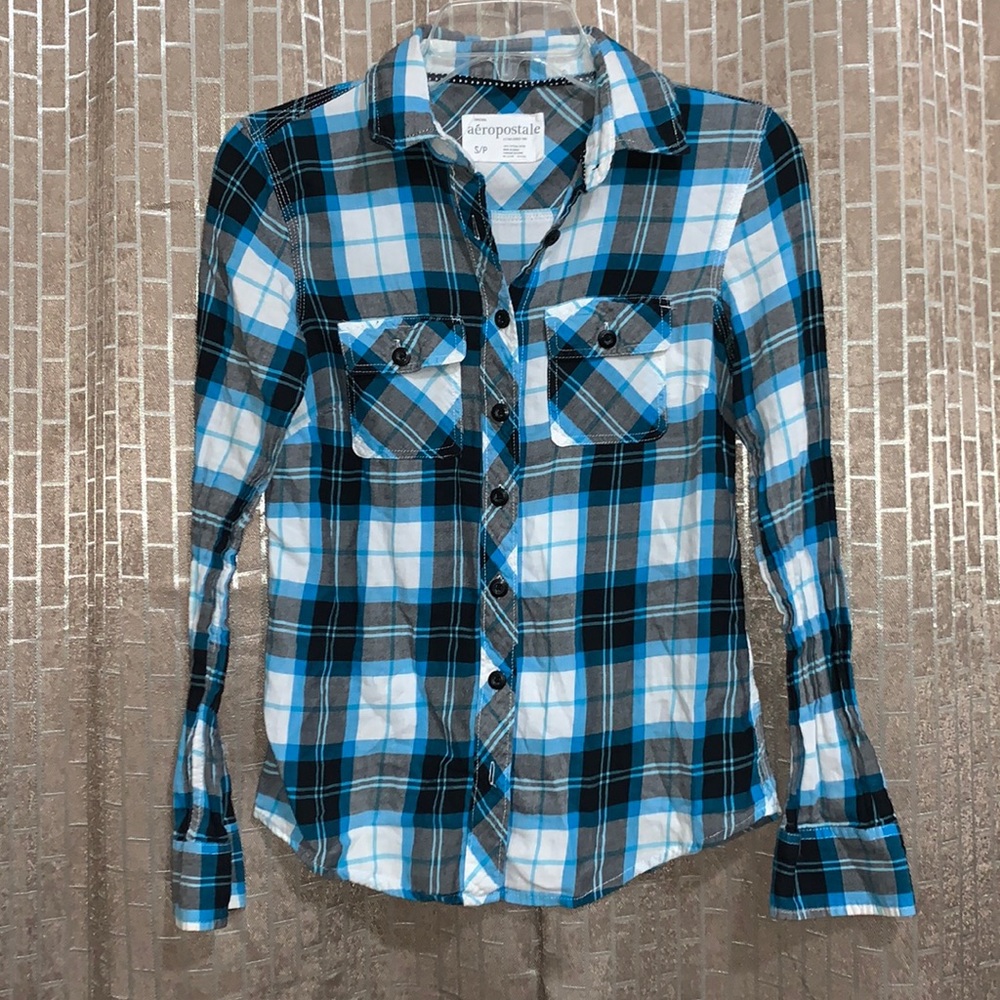 Aeropostale plaid Button up Shirt